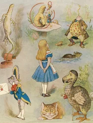 Figuren aus Alice im Wunderland